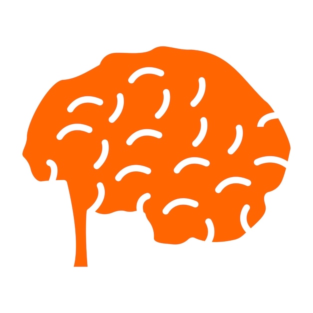 Estilo del icono del cerebro