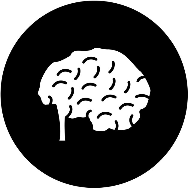 Estilo del icono del cerebro