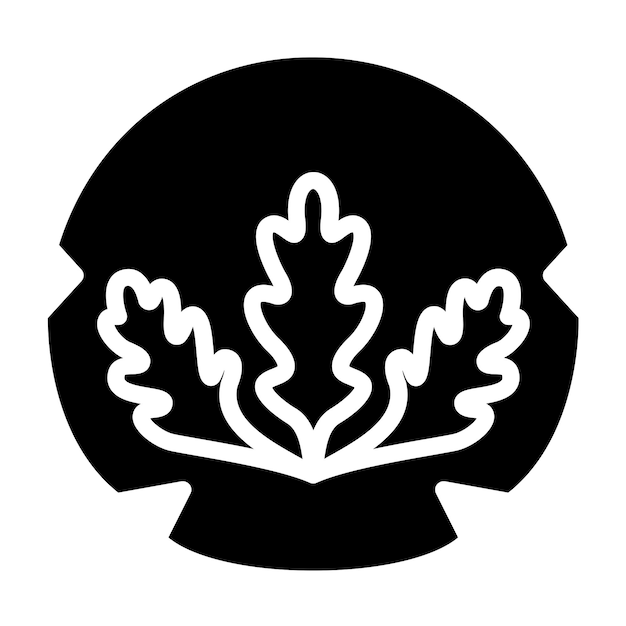 Estilo del icono de la certificación LEED de diseño vectorial