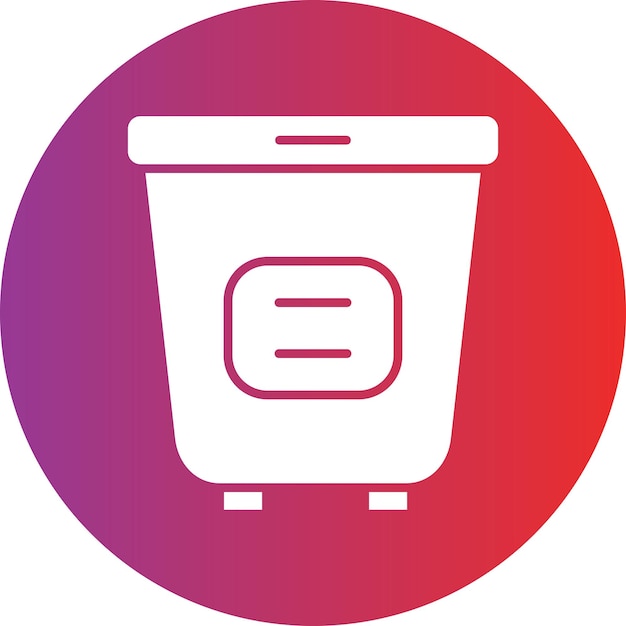 Estilo del icono de la cesta de la ropa de diseño vectorial