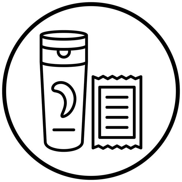 Estilo del icono del champú