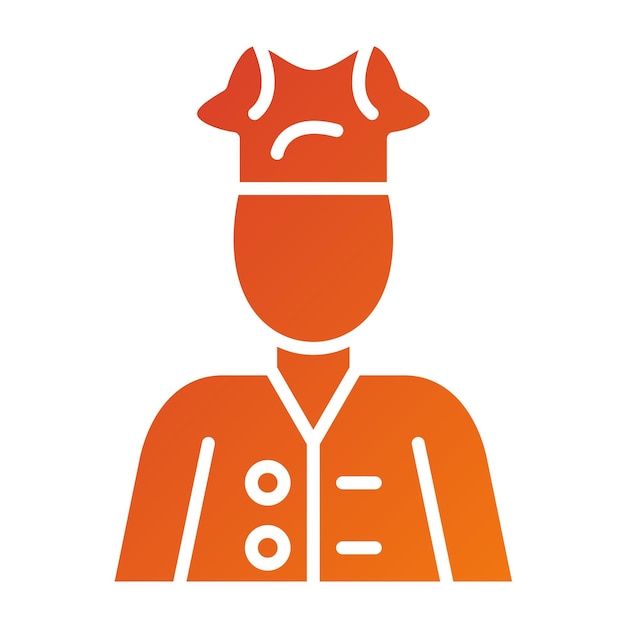 Estilo del icono del chef