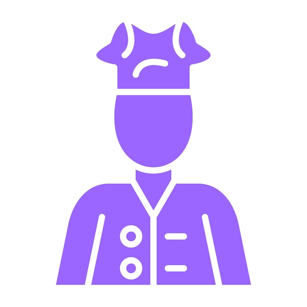 Estilo del icono del chef