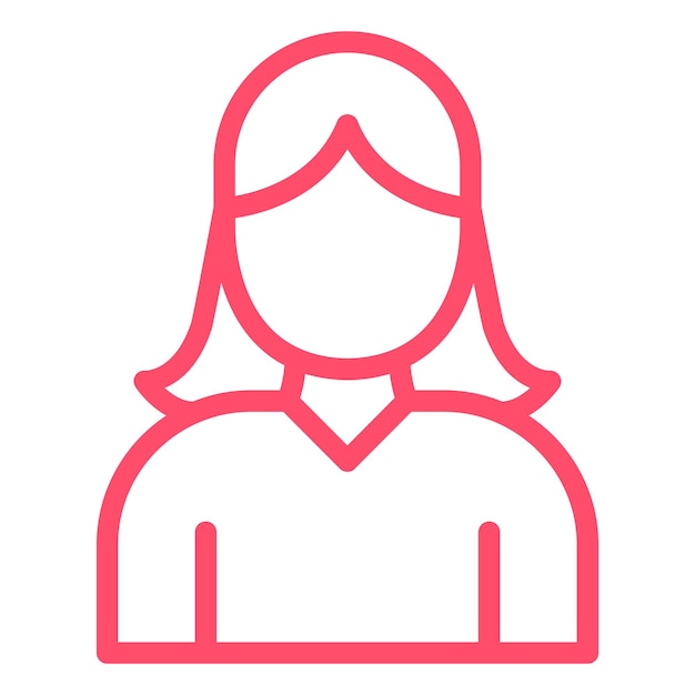 Estilo del icono de la chica