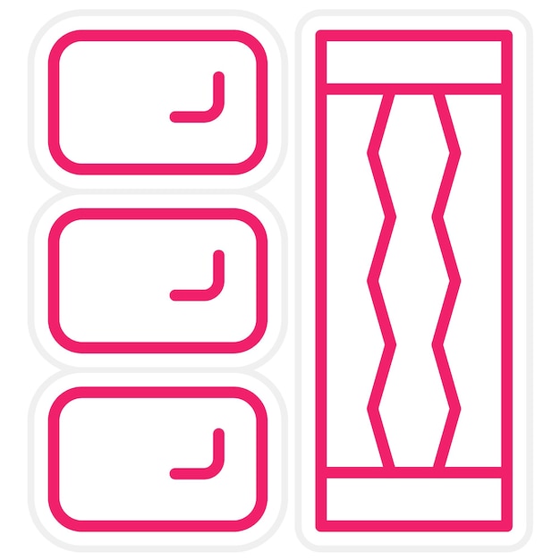 Estilo del icono del chicle