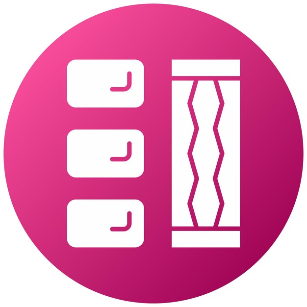 Estilo del icono del chicle
