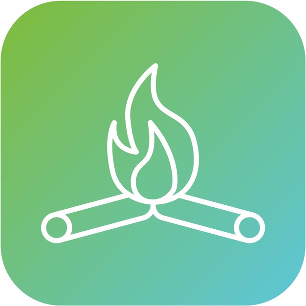 Estilo del icono de la chimenea de diseño vectorial