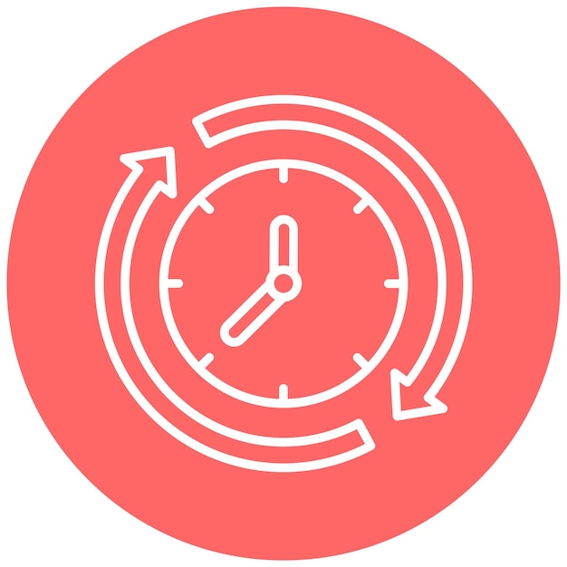 Estilo del icono del ciclo de diseño vectorial