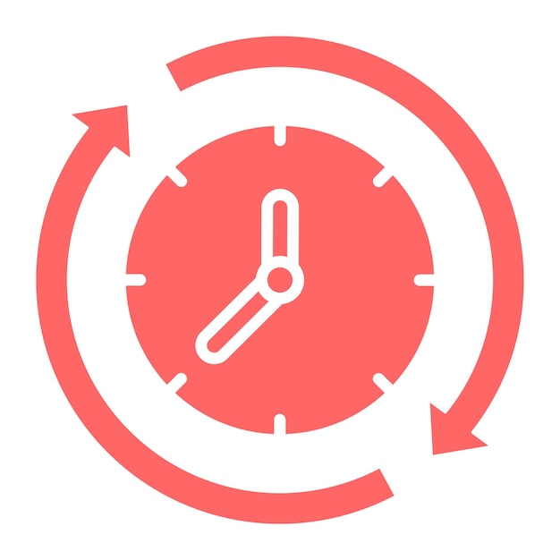 Estilo del icono del ciclo de diseño vectorial