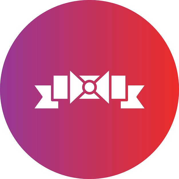 Estilo del icono de la cinta de diseño vectorial