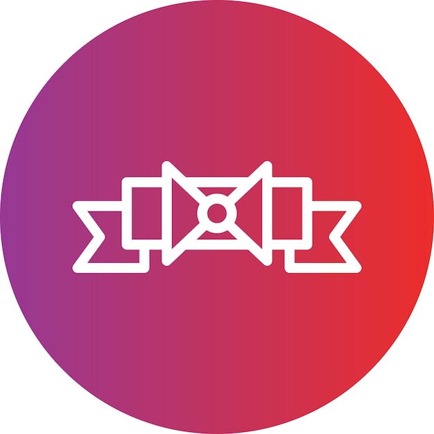 Estilo del icono de la cinta de diseño vectorial