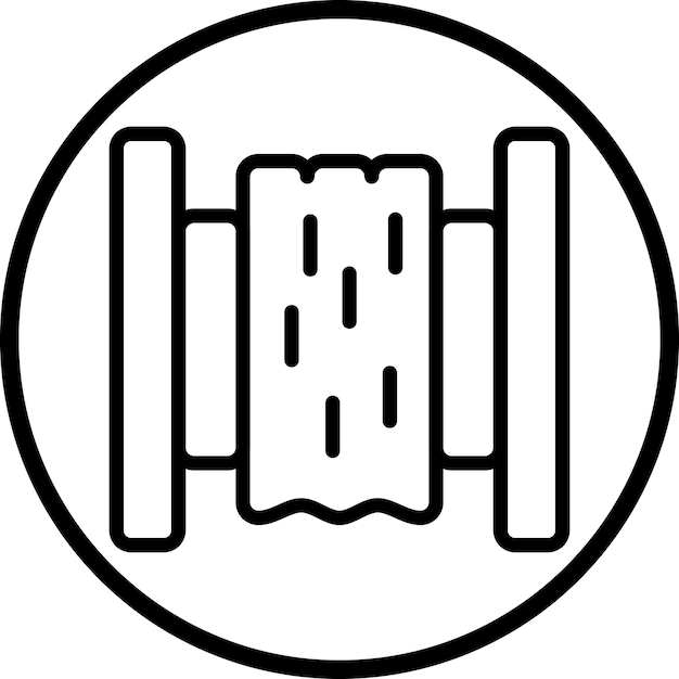 Estilo del icono de la cinta de fontanero