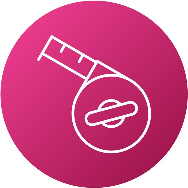 Estilo del icono de la cinta de medición de diseño vectorial