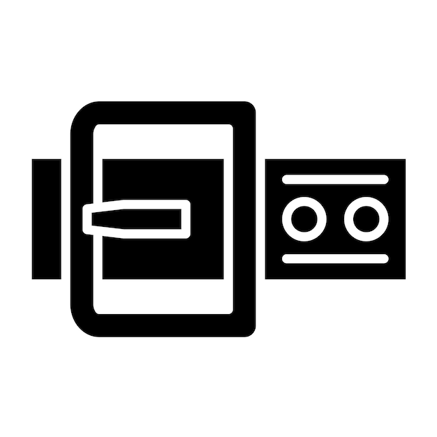 Estilo del icono del cinturón de diseño vectorial