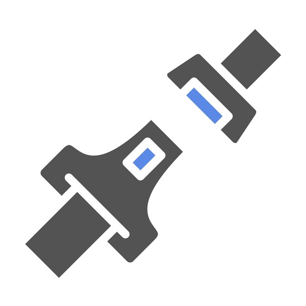 Estilo del icono del cinturón de diseño vectorial