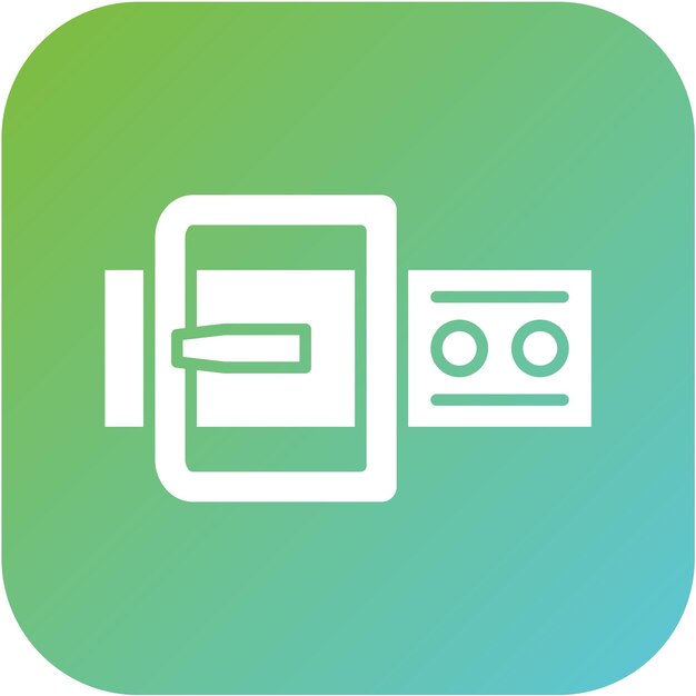 Estilo del icono del cinturón de diseño vectorial