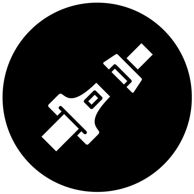 Estilo del icono del cinturón de diseño vectorial