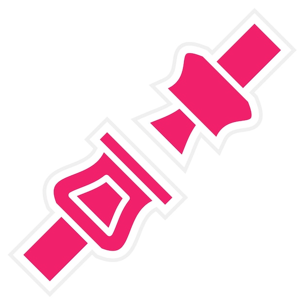 Estilo del icono del cinturón de seguridad