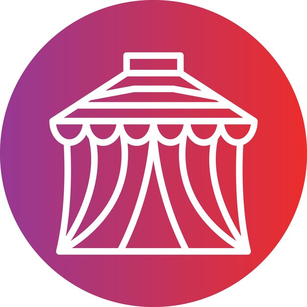 Estilo del icono del circo