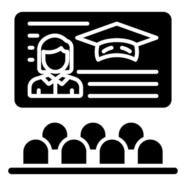 Estilo del icono de la clase de diseño vectorial