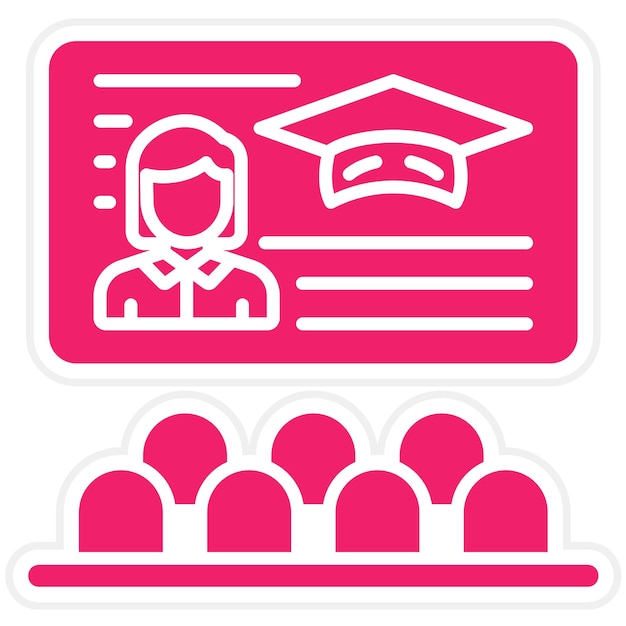 Estilo del icono de la clase de diseño vectorial