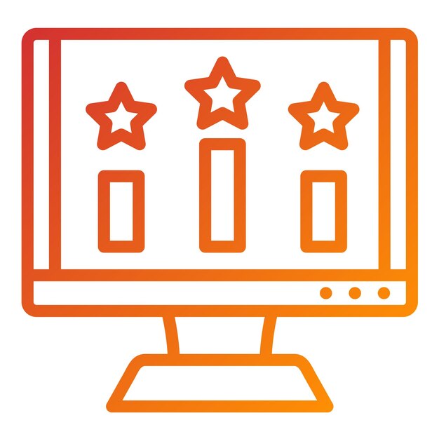 Estilo del icono de clasificación del diseño vectorial