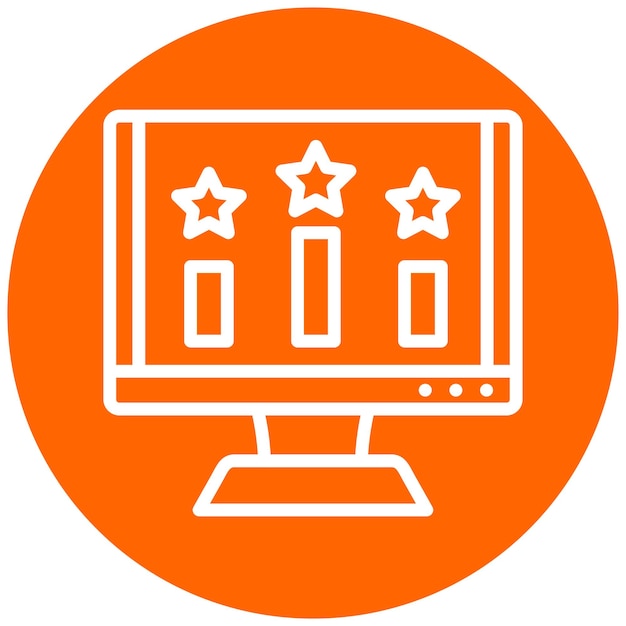 Estilo del icono de clasificación del diseño vectorial