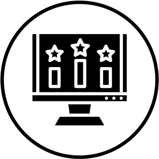 Estilo del icono de clasificación del diseño vectorial