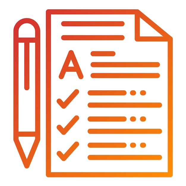 Estilo del icono de clasificación de diseño vectorial
