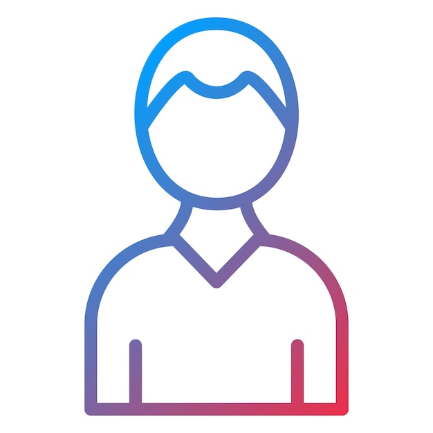 Estilo de icono del cliente de diseño vectorial