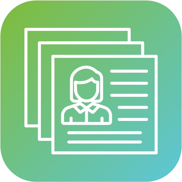 Estilo de icono del cliente de diseño vectorial