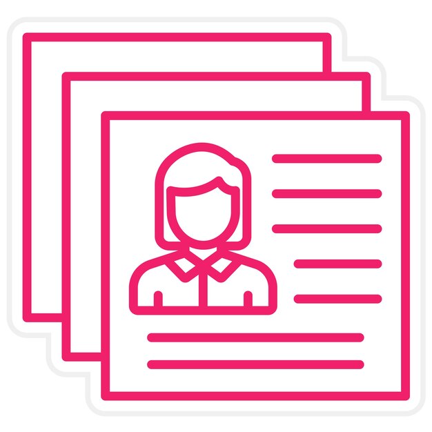 Estilo de icono del cliente de diseño vectorial