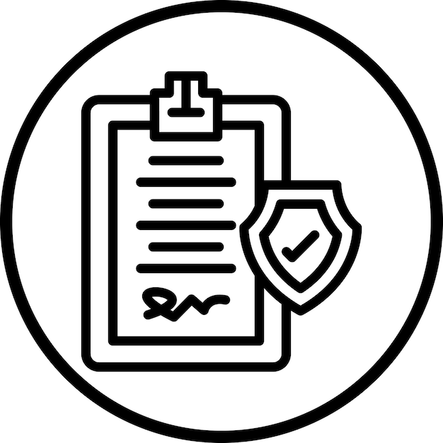 Estilo del icono de la cobertura de seguros