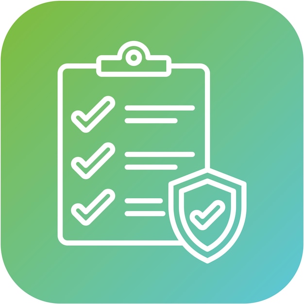 Estilo del icono de la cobertura de seguros