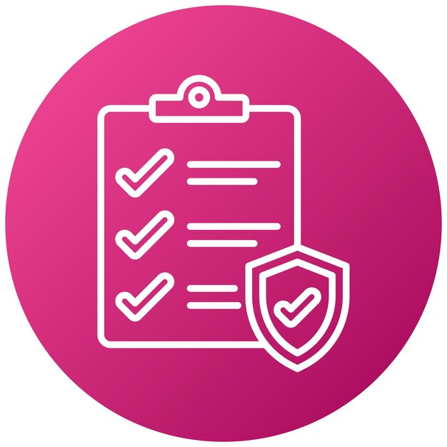 Estilo del icono de la cobertura de seguros