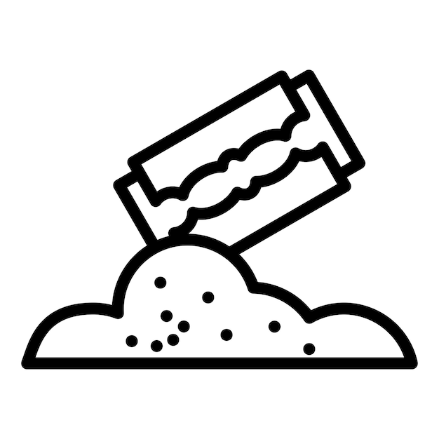 Estilo del icono de la cocaína