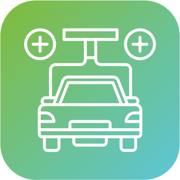 Estilo del icono del coche del kit