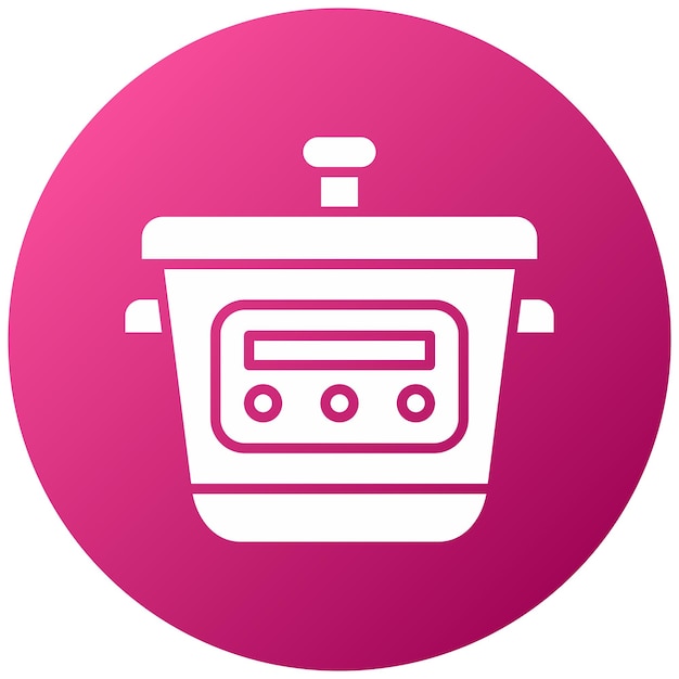 Estilo del icono de la cocina de diseño vectorial