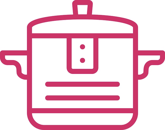 Estilo del icono del cocinero múltiple de diseño vectorial