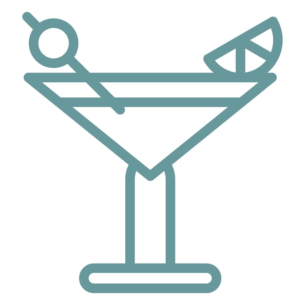 Estilo del icono del cóctel