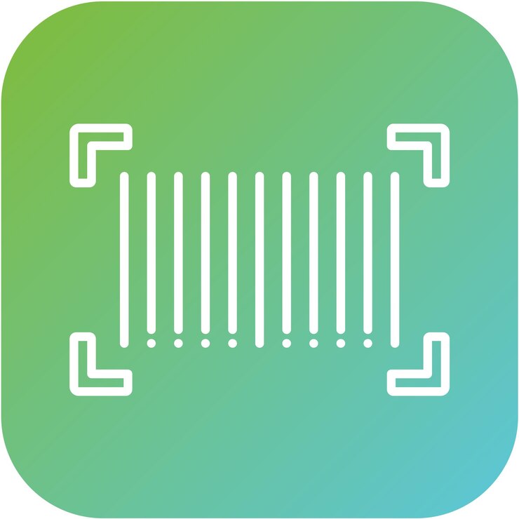 Vector estilo del icono del código de barras