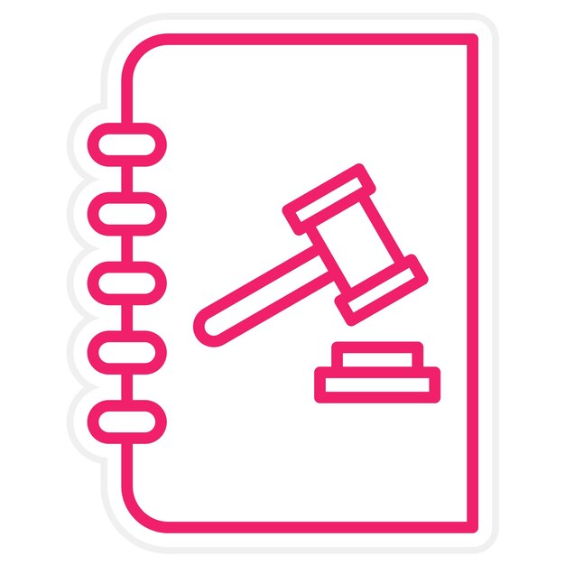 Estilo del icono del código de conducta del diseño vectorial