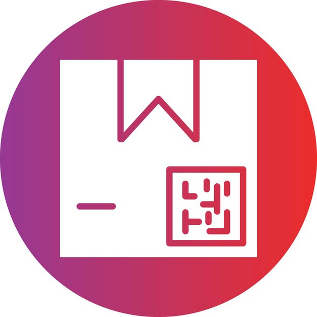 Estilo del icono del código QR del paquete