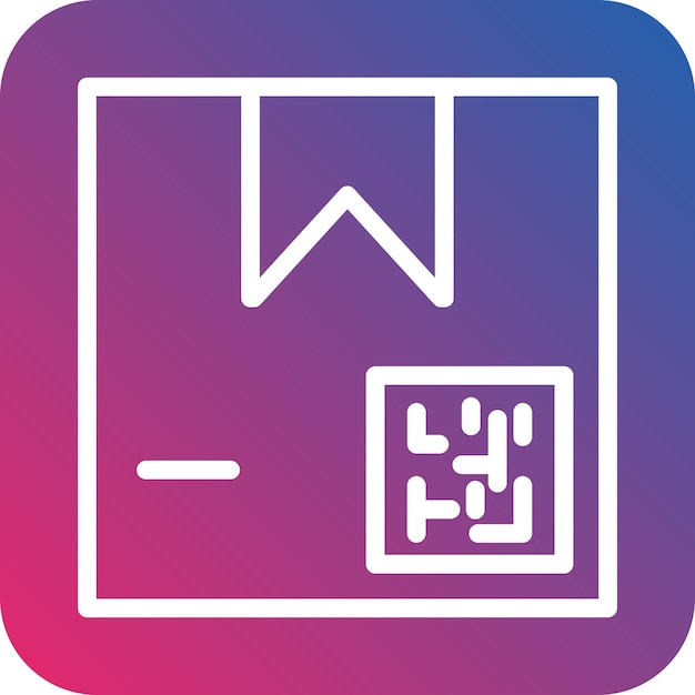 Estilo del icono del código QR del paquete
