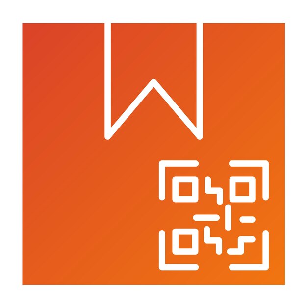 Estilo del icono del código QR del paquete
