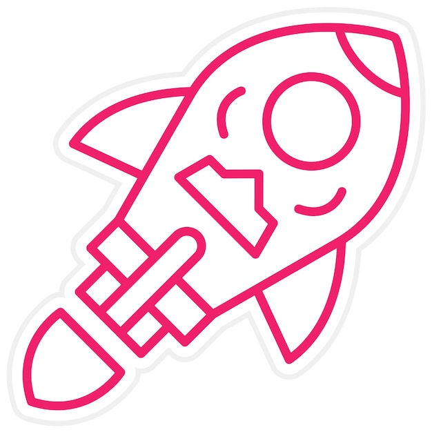 Estilo del icono del cohete