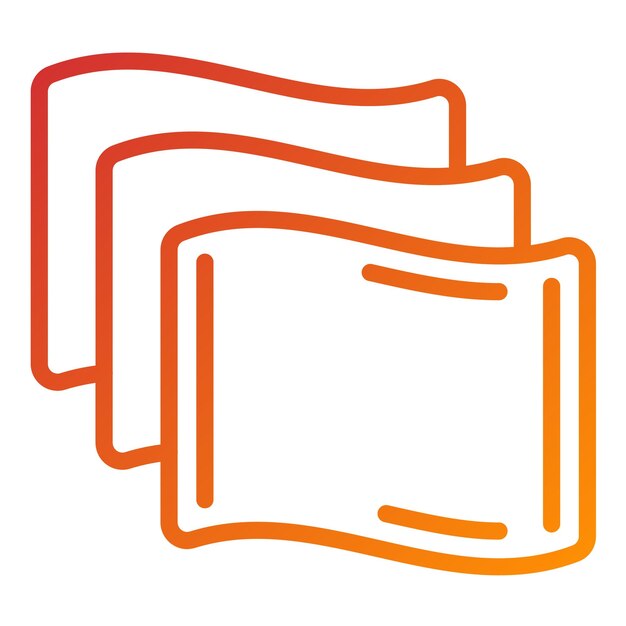 Estilo del icono del cojín de diseño vectorial