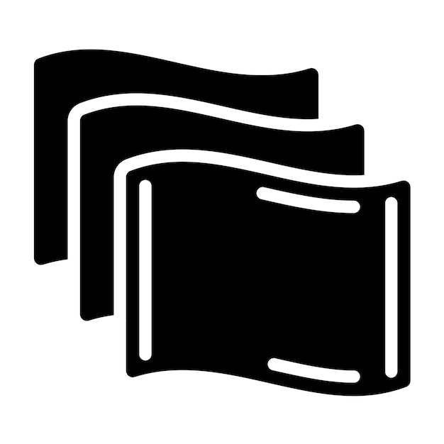 Estilo del icono del cojín de diseño vectorial
