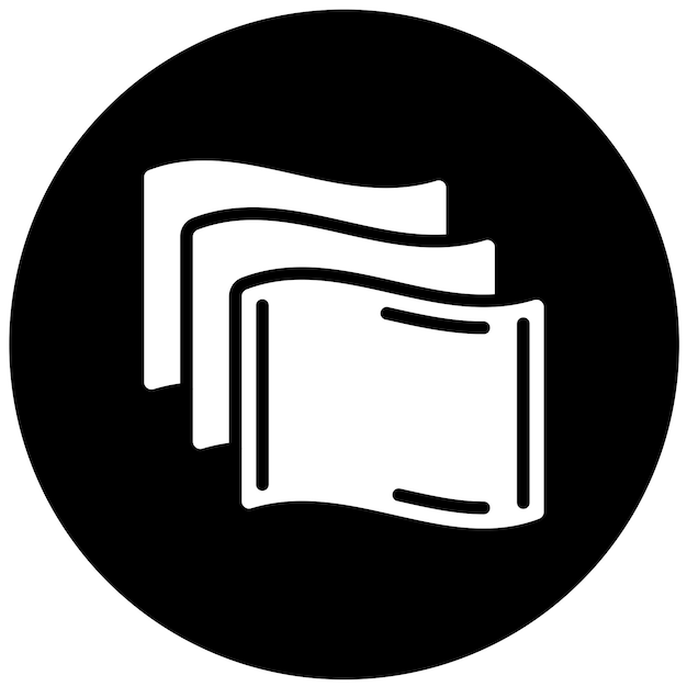 Estilo del icono del cojín de diseño vectorial