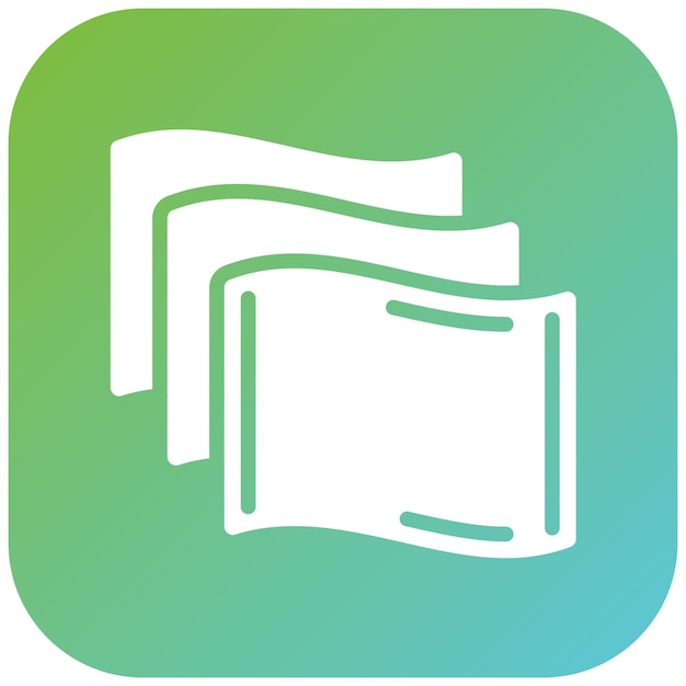 Estilo del icono del cojín de diseño vectorial